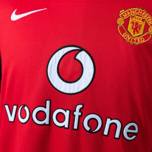 Manchester United 2002/03 Home Long Sleeve Retro Jersey – Classic Football Shirt