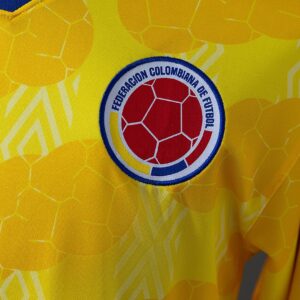 Colombia 1994 Home Retro Long Sleeve Jersey – Replica Football Soccer Shirt – S–