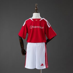 Internacional 26_27 Home Kids Kit Jersey – Replica Football Soccer Shirt – Size