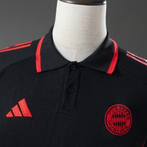 Bayern Munich 25_26 POLO-Black – Replica Football Soccer Shirt – S–XXL