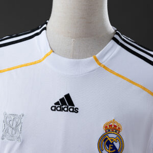 Real Madrid 2009/10 Home Retro Jersey – Vintage Replica Football Soccer Shirt –