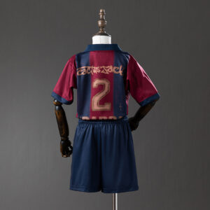 Barcelona x Travis Scott Retro Kids Kit Jersey – Replica Football Soccer Shirt –