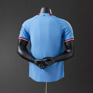 Manchester City 2022/23 Home Player Version Retro Jersey – Vintage Replica Footb