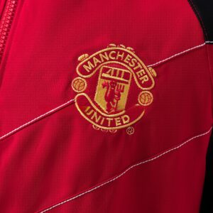 M-U 06_07 Windbreaker - Black & Red – Replica Football Soccer Shirt – S–XXL