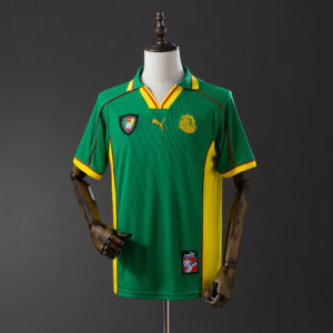 Cameroon 1998/99 Home Retro Jersey – Vintage Replica Football Soccer Shirt – S–X