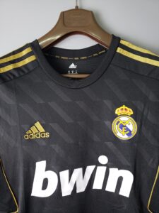 2012 Real Madrid Away Retro Jersey – Black – Short-Sleeved – Replica – S-XXL