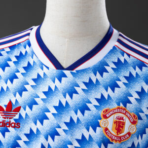 Manchester United 1990/92 Away Long Sleeve Retro Jersey – Classic Football Shirt