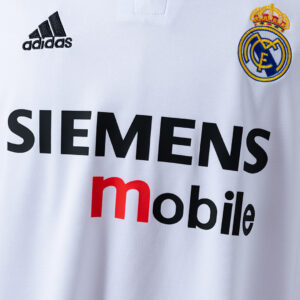 Real Madrid 2003/04 Home Retro Jersey – Vintage Replica Football Soccer Shirt –