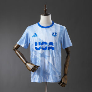 USA 2026 Promotional Apparel Jersey Blue – Replica Football Soccer Shirt – S–4XL