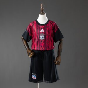 Colo Colo 26_27 Pre-Match Kids Kit – Replica Football Soccer Shirt – Size 16–28