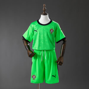 Portugal 2026 Goalkeeper Kids Kit Jersey – Replica Football Soccer Shirt – Size