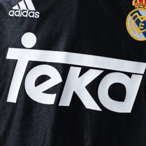 Real Madrid 1999/01 Away Long Sleeve Retro Jersey – Vintage Replica Football Soc