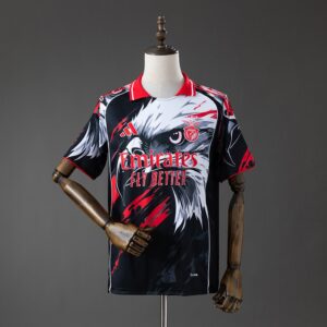 Benfica 26_27 Special Eagle Jersey - Black& White – Replica Football Soccer Shir