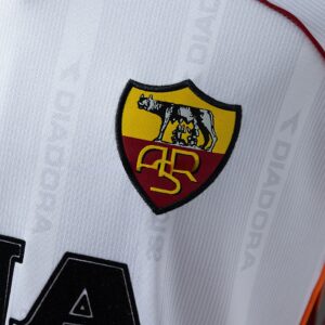 Roma 99_00 Away Long-Sleeve Retro Jersey – Replica Football Soccer Shirt – S–XXL