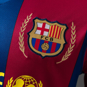 Barcelona 2007/08 Home Player Version Retro Jersey – Vintage Replica Football So