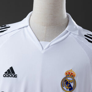 Real Madrid 2005/06 Home Long Sleeve Retro Jersey – Vintage Replica Football Soc
