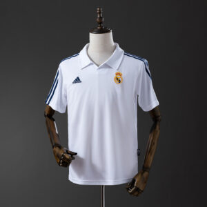 Real Madrid 2001/02 Home (UEFA Champions League) Retro Jersey – Vintage Replica
