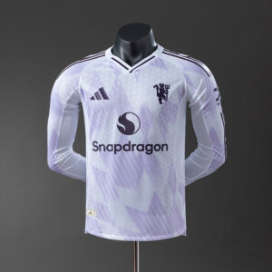 Manchester United 25/26 Player Version Away Long Sleeve Jersey – Replica Footbal