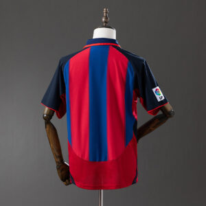 Barcelona 2003/04 Home Retro Jersey – Vintage Replica Football Soccer Shirt – S–
