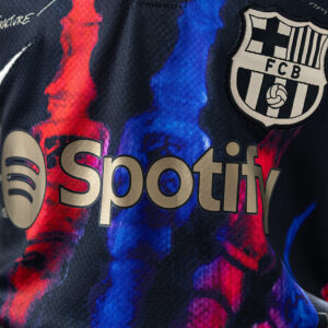 Barcelona 25/26 Special Edition Camo Kids Kit Jersey – Replica Football Soccer S
