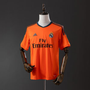 Real Madrid 2013/14 Second Away Retro Jersey – Vintage Replica Football Soccer S