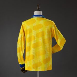 Colombia 1994 Home Retro Long Sleeve Jersey – Replica Football Soccer Shirt – S–