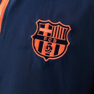 Barcelona Windbreaker - Navy Blue & Orange – Replica Football Soccer Shirt – S–X