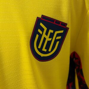 Ecuador 2026 Home Kids Kit Jersey – Replica Football Soccer Shirt – Size 16–28