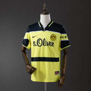 Borussia Dortmund 1997 Home Retro Jersey – Vintage Replica Football Soccer Shirt