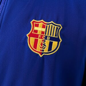 Barcelona Windbreaker - Deep Royal Blue & Noble Red – Replica Football Soccer Sh