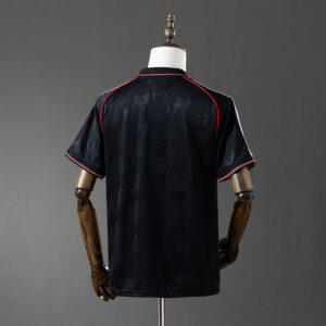 Manchester United LFSTLR 3-Stripes Black Shirt – Premium Lifestyle Football Top