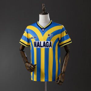 Retro Málaga CF 1997/98 Away Jersey – Vintage Replica Football Soccer Shirt – Si