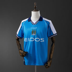 Manchester City 1999/01 Home Retro Jersey – Classic Football Shirt – S–XXL