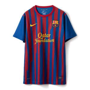 Barcelona 2011/12 Home Retro Jersey – Vintage Replica Football Soccer Shirt – Si