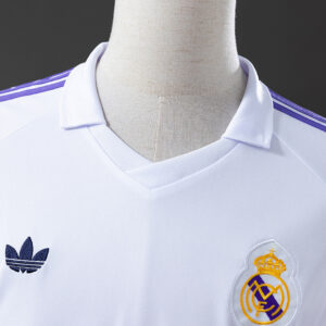 Real Madrid 1984/85 Home Retro Jersey – Vintage Replica Football Soccer Shirt –