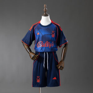 Nottingham Forest 25/26 Third Kids Kit Jersey – Replica Football Soccer Shirt –