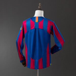Barcelona 2005/06 UEFA Champions League Home Long Sleeve Retro Jersey – Vintage