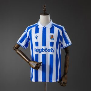 Real Sociedad 25_26 Retro Style Jersey – Replica Football Soccer Shirt – S–4XL