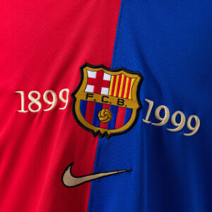 Barcelona 1999/00 Home Retro Long Sleeve Jersey – Vintage Replica Football Socce