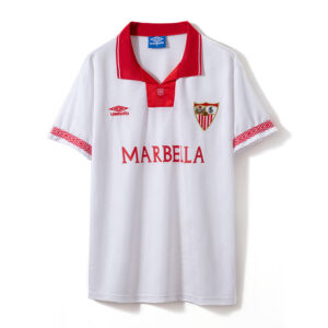 Retro Sevilla 1994/96 Home Jersey – Vintage Replica Football Soccer Shirt – Size