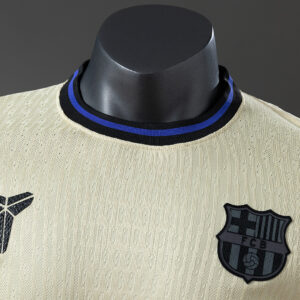 Barcelona 25/26 Player Version Away Long Sleeve Jersey – Replica Football Soccer