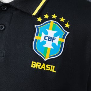 Brazil 2026 Polo Black Jersey – Replica Football Soccer Shirt – S–XXL