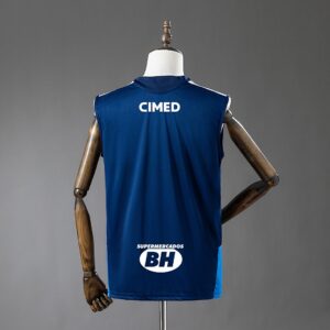 Cruzeiro 26_27 All sponsors Training - Dark Blue Vest Jersey – Replica Football