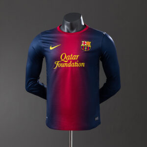 Barcelona 2012/13 Home Long Sleeve Player Version Retro Jersey – Vintage Replica