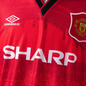 Manchester United 1994/96 Home Long Sleeve Retro Jersey – Classic Football Shirt