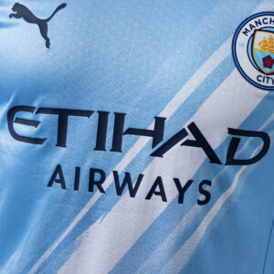 Manchester City 2025/2026 Home Long Sleeve Player Version Jersey – Replica Footb