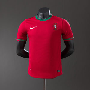 Portugal 2012 Home Player Version Retro Jersey – Vintage Replica Football Soccer