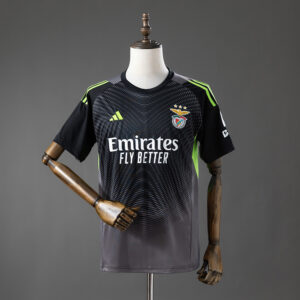 Benfica 26_27 Goalkeeper - Black - Grey Jersey – Replica Football Soccer Shirt –