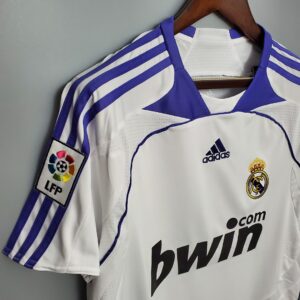 07/08 Real Madrid Home Retro Jersey – Vintage Replica Football Soccer Shirt – S-
