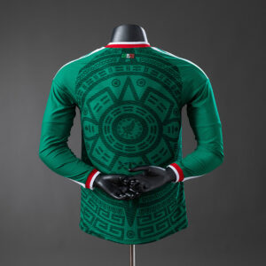 Mexico 2026 Home Long Sleeve Player Version Jersey – Replica Football Shirt – S–